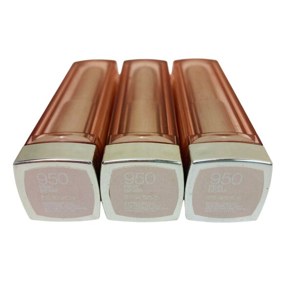 Maybelline Color Sensational Lipstick 950 Pink Beam 3 Pack New Discontinued - Picture 2 of 2